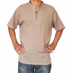 Camisas Yoga Ibicenca, cuello Mao