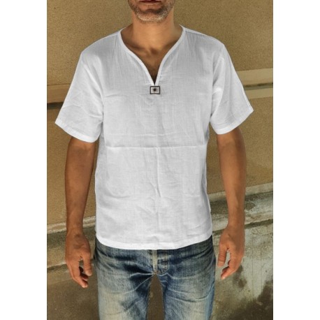 Camisa Zen cuello Pico